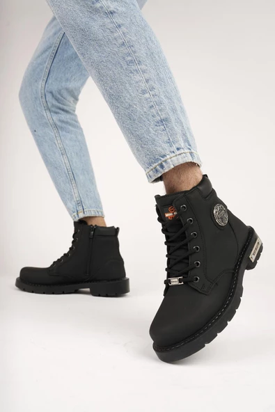 Muggo M930 Garantili Kauçuk Sağlam Esnek Outdoor Treking Kışlık Su Ve Soğuk Geçirmez Unisex Bot - 2