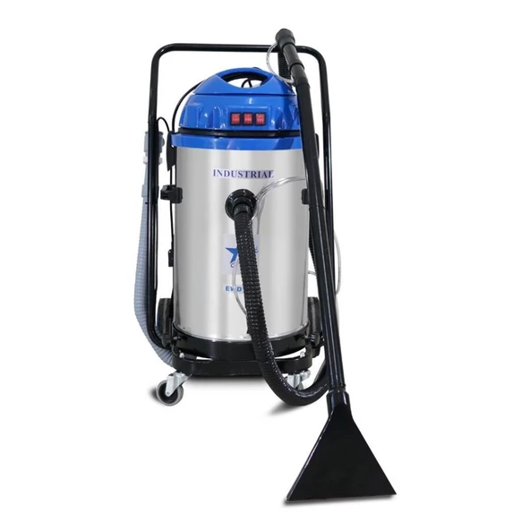 Cleanvac Ewd753 Üç Motorlu 3600Watt Sanayi Tipi Halı Ve Koltuk Yıkama Makinesi
