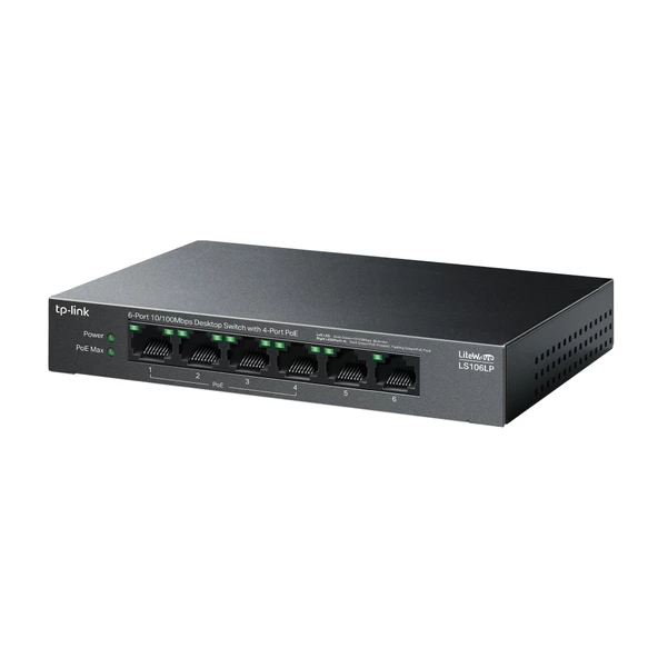 TP-LINK LS106LP 6 PORT 10/100 YÖNETİLEMEZ POE SWITCH - 7
