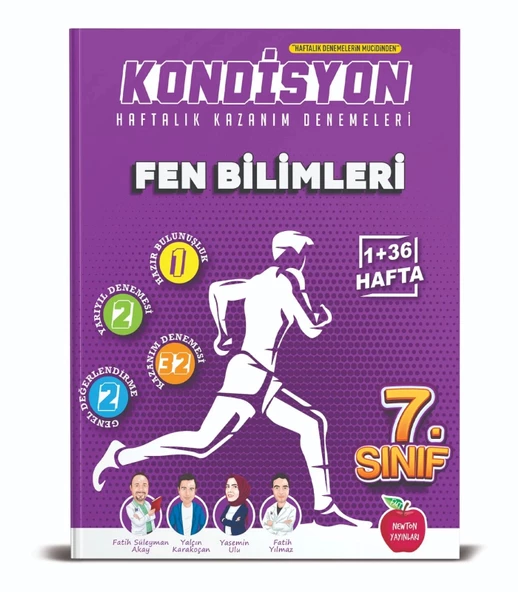 Newton Yayınları 7. Sınıf Kondisyon Fen Bilimleri Denemeleri 37 Hafta Yeni