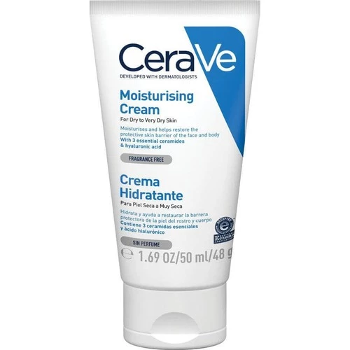 Cerave Moisturising Cream Kuru ve Çok Kuru Ciltler İçin 50 ml ürün görseli