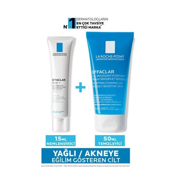 La Roche Posay Effaclar Tanışma Kiti - Effaclar Gel 50 ml + Effaclar Duo 15 ml Hediyeli - 2