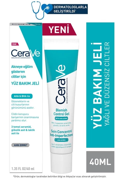 Cerave Akneye Eğilim Gösteren Ciltler İçin Yüz Bakım Jeli 40 ML