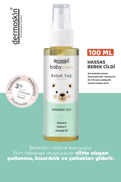 Dermoskin Babycare Bebek Yağı 100 ml - Resim 2