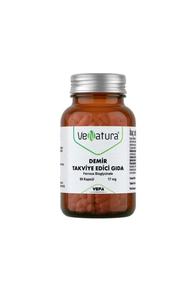 Venatura Demir Takviye Edici Gıda 17 mg 90 Kapsül ürün görseli 1