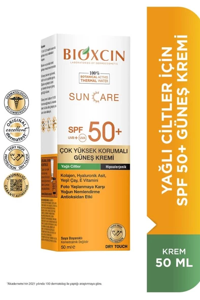 Bioxcin Sun Care Çok Yüksek Korumalı Yağlı Ciltler Için Güneş Kremi Spf 50+ ürün görseli 1