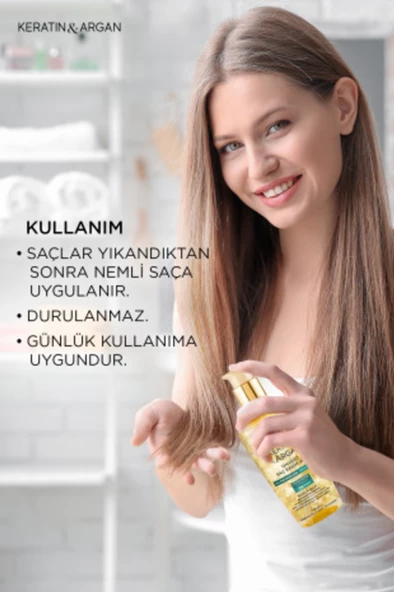 Bioxcin Keratin & Argan Onarıcı Saç Bakım Yağı 150 Ml - Yıpranmış Ve Hasar Görmüş Saçlar - 8