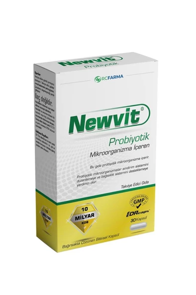 Newvit Probiyotik 30 Kapsül Yeni Ambalaj - 3