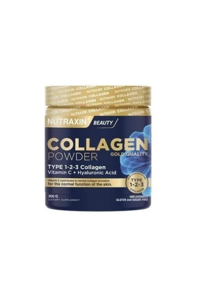 Nutraxin Collagen Powder Toz 300 gr Aromasız Kolajen Tip 1, 2, 3