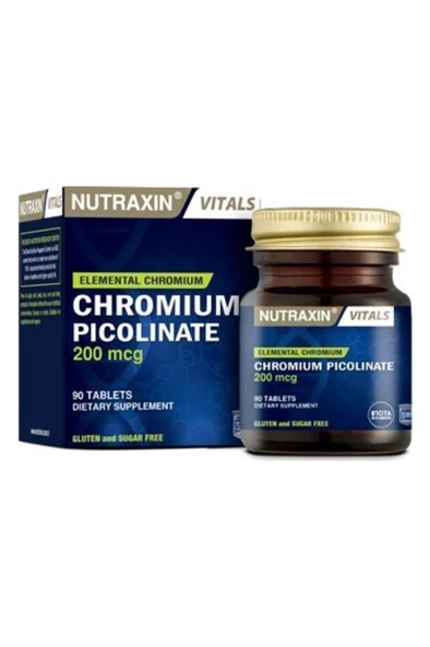 Nutraxin Chromium Picolinate 200 Mcg 90 Tablet ürün görseli 1