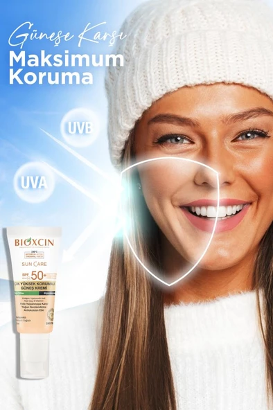 Bioxcin Sun Care Çok Yüksek Korumalı Yağlı Ciltler Için Renkli Güneş Kremi Tinted Spf 50+ 50 Ml - Resim 7