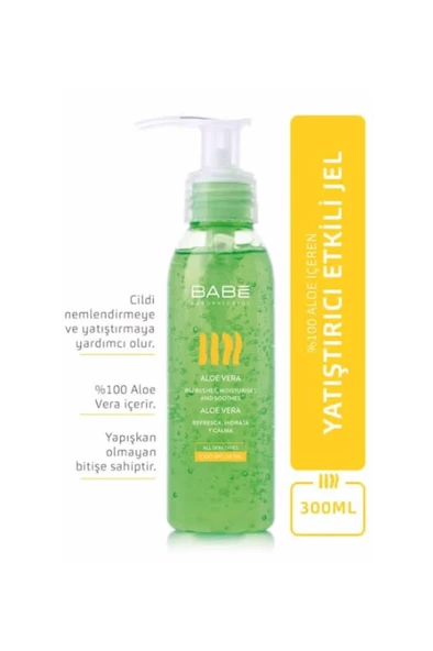 Babe Laboratorios %100 Aloe Içeren Yatıştırıcı Etkili Jel 300 ml