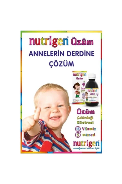 Nutrigen Üzüm Çekirdeği Ekstreli Vitamin Mineral Şurubu 200 ml - 2