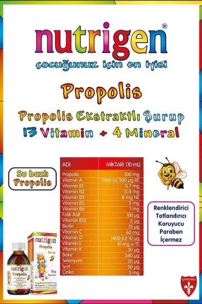 Nutrigen Propolis Şurup Kış 200 ml - 4