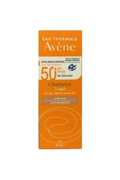 Avene Cleanance Solaire Tinted Renkli Spf 50+ 50ml ürün görseli 1