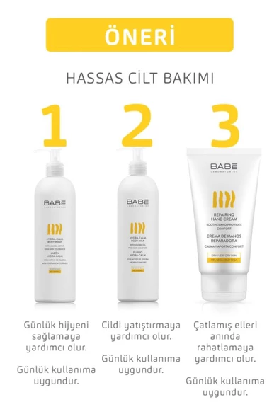 Babe Laboratorios Hydra Calm Body Wash 500 ml - Resim 3