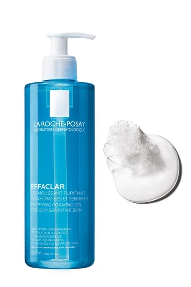 La Roche Posay Effaclar Gel 400 ml - Yağlı Ve Hassas Ciltler İçin Temizleyici Jel - 4