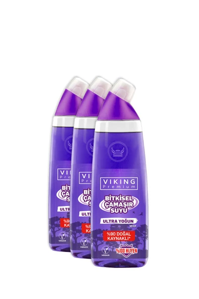 Viking Premium Ultra Çamaşır Suyu Misk 750 ml 3 Adet