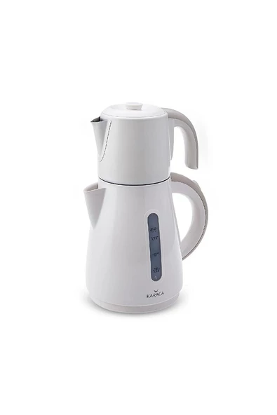 Daystar Çelik Demlikli 2 In 1 Çay Makinesi Ve Su Isıtıcı Kettle Latte - 3