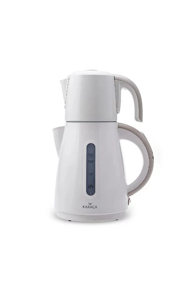 Daystar Çelik Demlikli 2 In 1 Çay Makinesi Ve Su Isıtıcı Kettle Latte