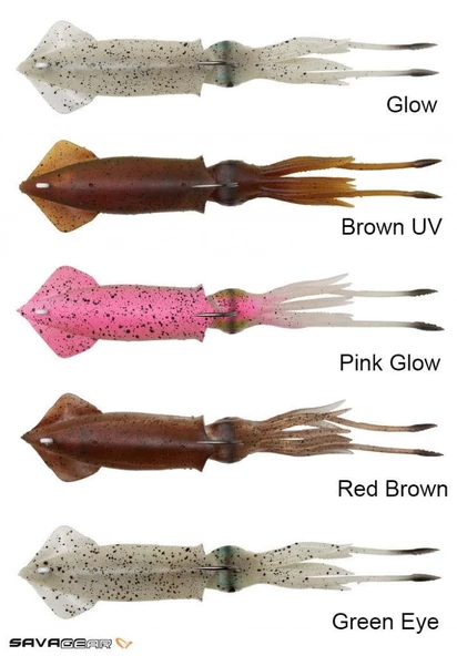 Savage Gear 3D TPE Swim Squid 26cm 126g Silikon Kalamar Suni Yem - 6