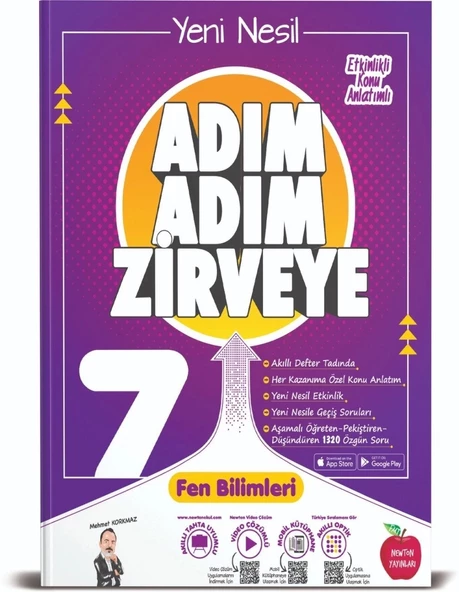 Newton Yayınları 7. Sınıf Fen Bilimleri Adım Adım Zirveye Konu Anlatımlı Soru Bankası