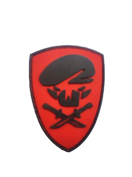 Single Sword Komando Bere-Bıçak Plastik Patch - Peç - 6