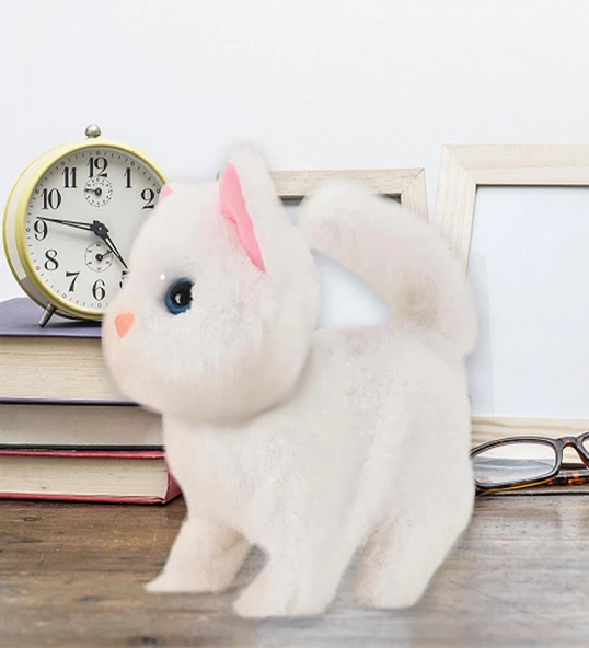 Yürüyen, Sesli Hareketli Sevimli Peluş Kedi - Sweet CAT - 3