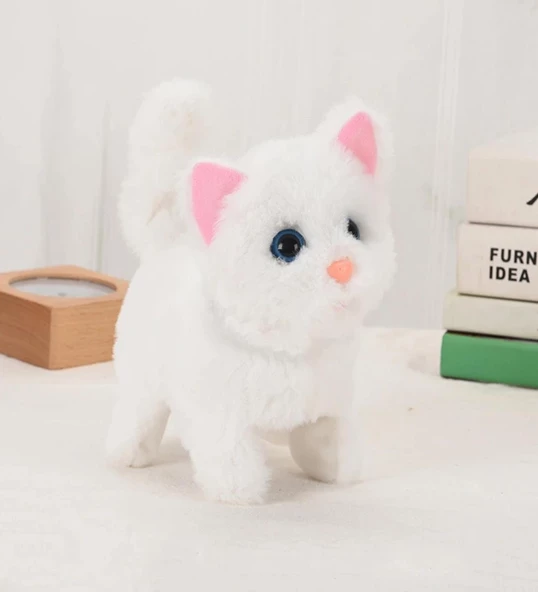 Yürüyen, Sesli Hareketli Sevimli Peluş Kedi - Sweet CAT - 2