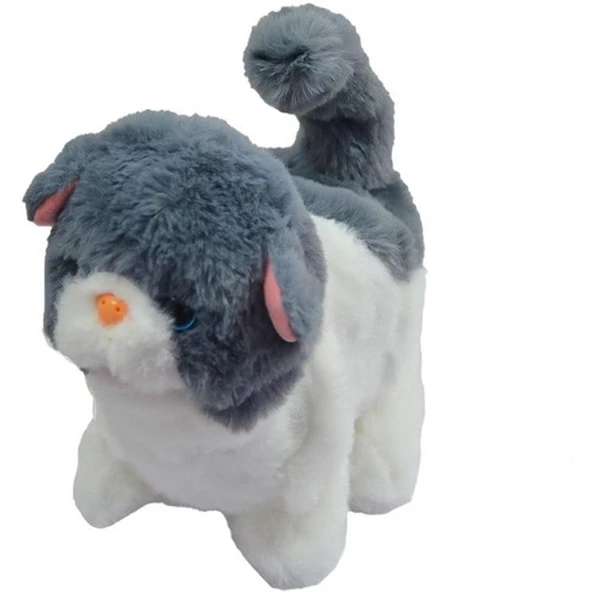 Yürüyen, Sesli Hareketli Sevimli Peluş Kedi - Sweet CAT - 10
