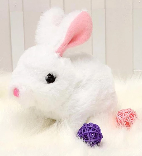 Yürüyen, Sesli Hareketli Sevimli Peluş Bunny Tavşan - Sweet Bunny - 6