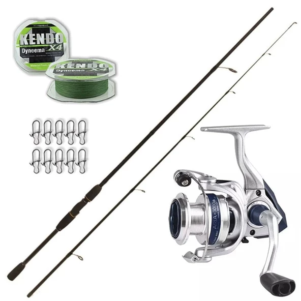 Okuma Aria 4000 - Remixon Double Black 270cm Spin Olta Seti