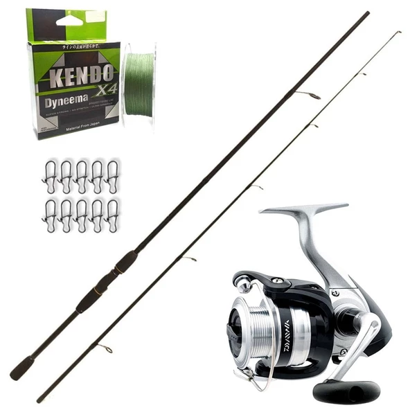 Daiwa StrikeForce 2500 - Remixon Double Black 240cm Spin Olta Seti