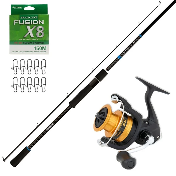 Shimano Bassterra 274cm 7-30gr - Shimano Fx 3000 Spin Olta Seti ürün görseli