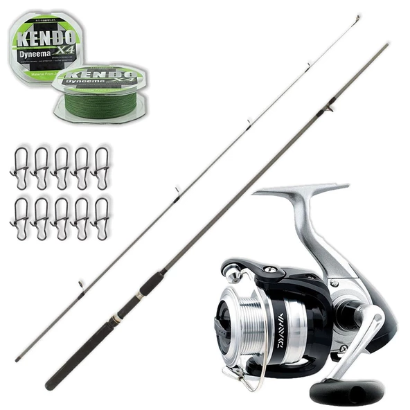 Daiwa StrikeForce 4000 - Remixon Flex 240cm Spin Olta Seti ürün görseli
