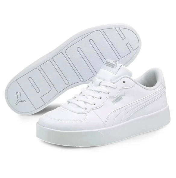 Puma Skye Clean Kadın Beyaz Günlük Ayakkabı 38014702 - 6