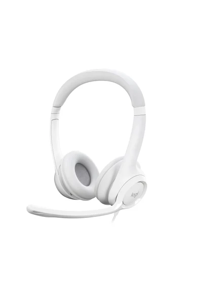 Logitech H390 Mikrofonlu Kulaklık Beyaz 981-001286 - 4