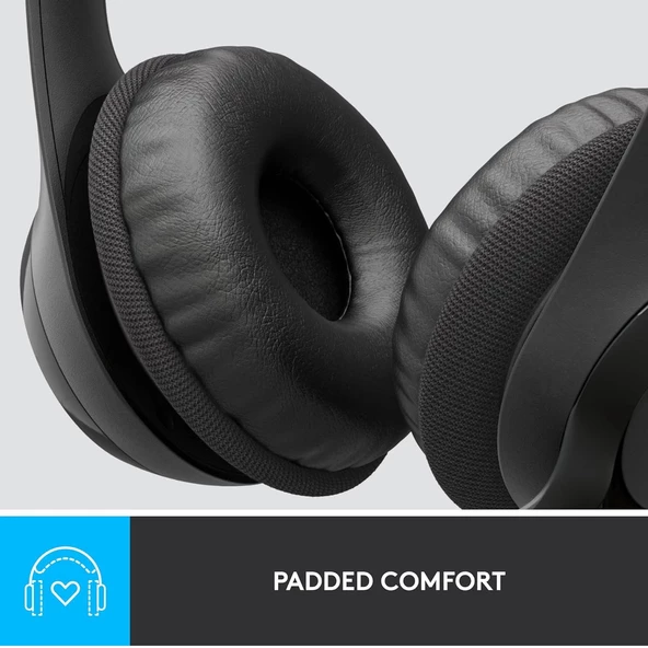 Logitech H390 Mikrofonlu Kulaklık Siyah 981-000406 - 3