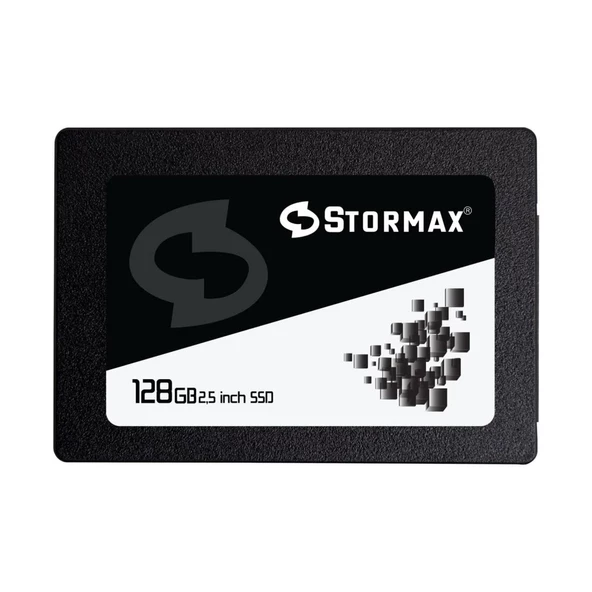 STORMAX 128GB SSD 2 5" Sata3 550-530MB/S Black SERI-SMX-SSD30BLCK/128G