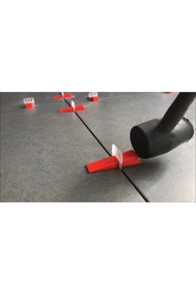 Fayans Seramik Seviye Tespit Derz Derz Artısı Tutucu Klips 1 Mm (100ADET) - 4
