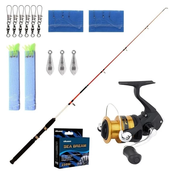 Shimano Fx 4000 - Remixon Tekno 180cm Tekne Olta Seti