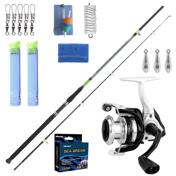 Okuma Aria 55 - Daiwa Sensör 180cm Tekne Olta Seti ürün görseli