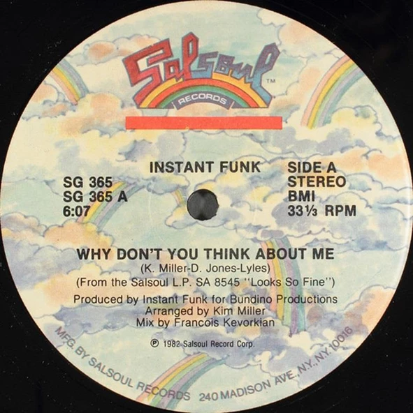 instant Funk – Why Don't You Think About Me / Slam Dunk The Funk Vinly Plak alithestereo