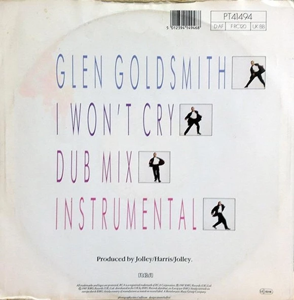Glen Goldsmith – i Won't Cry Soul Vinly Plak alithestereo - 2