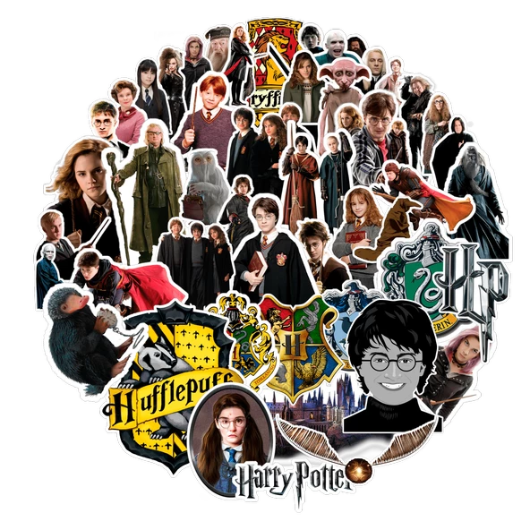 50 Adet Harry Potter Sticker Set