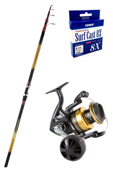 Okuma Savant - Shimano Socorro Surf Olta Seti ürün görseli