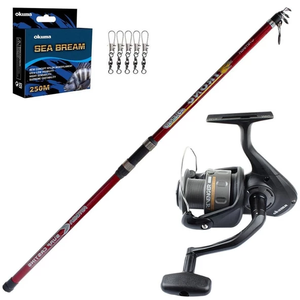 Okuma Revenger 55 - Remixon Strong 420cm Surf Olta Seti