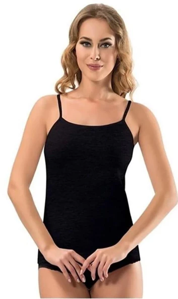 JİBER 503 BAYAN İP ASKILI ATLET 3 ADET - Resim 3