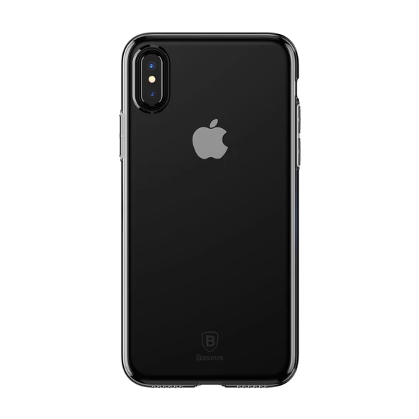 Vendas iPhone X Baseus simple serisi silikon kılıf + Vendas cam ekran koruyucu