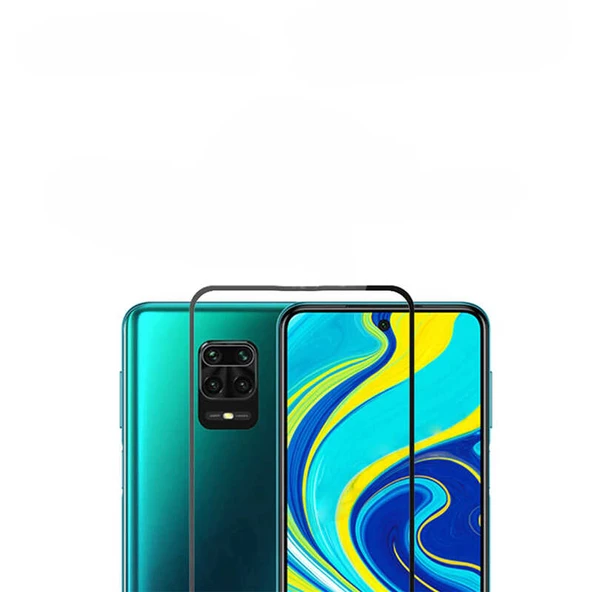 Vendas Xiaomi Redmi Note 9 Pro Tam kaplama güçlendirilmiş kenarlı cam ekran koruyucu - 4